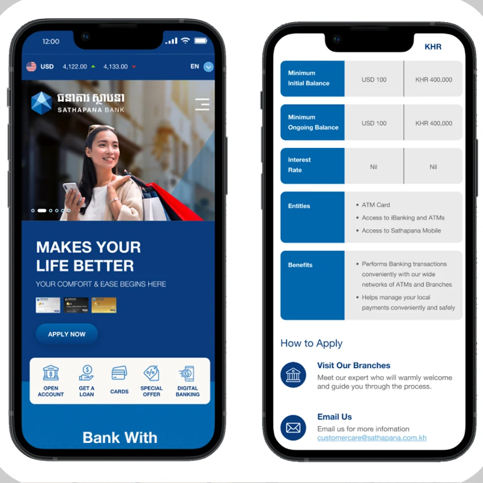 Custom website design preview