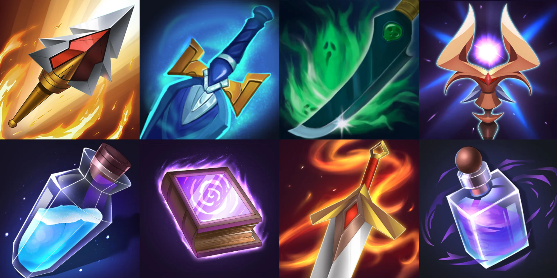 2D game art portfolio preview