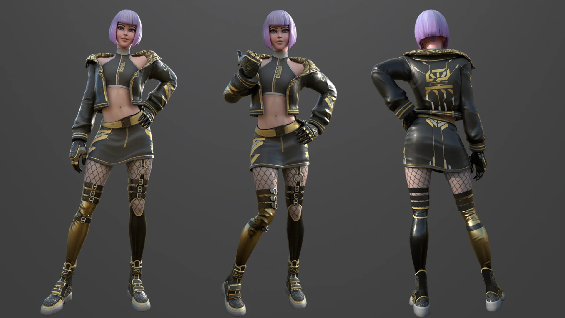 3D game art portfolio preview