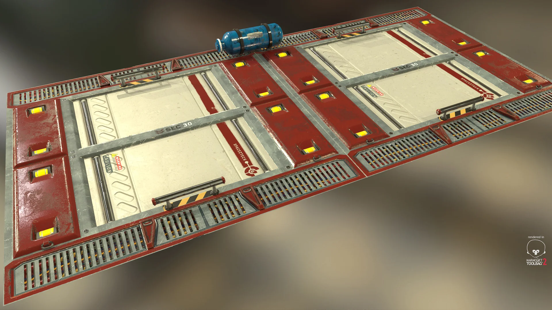 3D game art portfolio preview