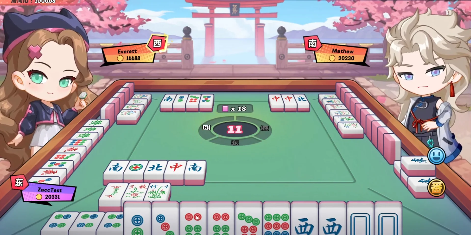 3P Mahjong game development portfolio preview