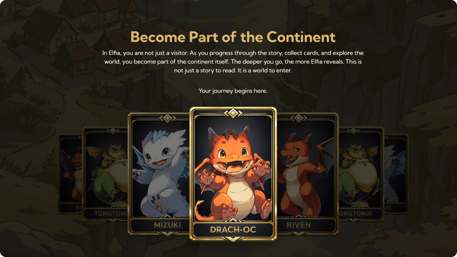 Drach-oc interactive web portfolio preview