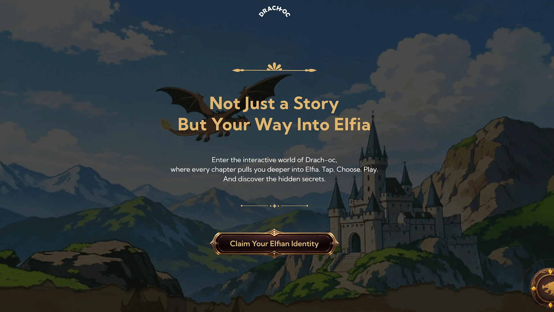 Drach-oc interactive web portfolio preview