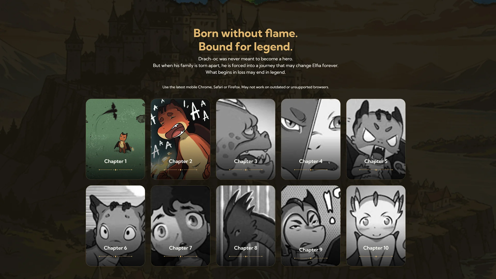 Drach-oc interactive web portfolio preview