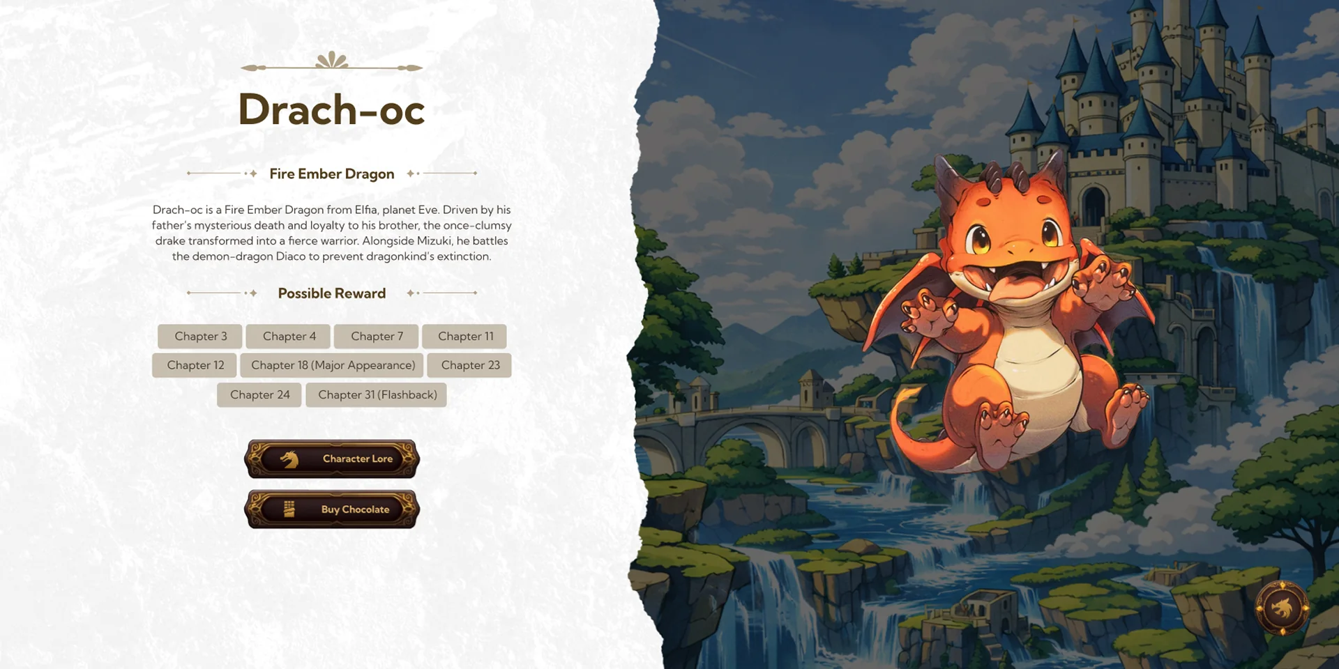 Drach-oc interactive web portfolio preview