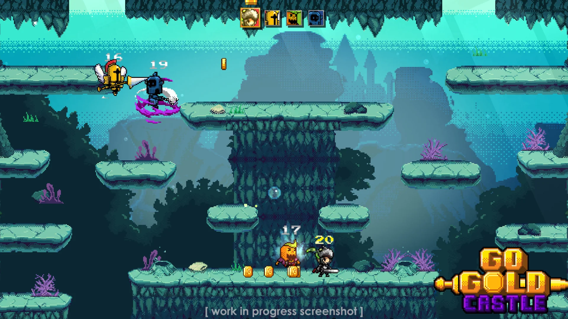 Go Gold Castle game development portfolio preview