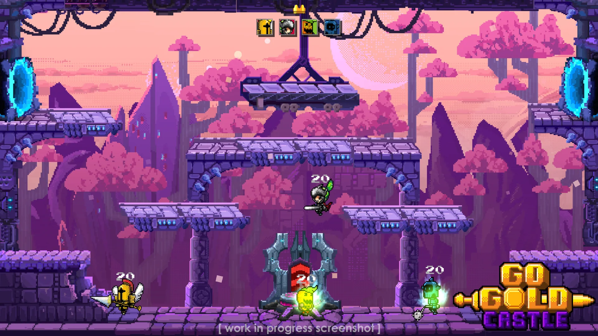 Go Gold Castle game development portfolio preview