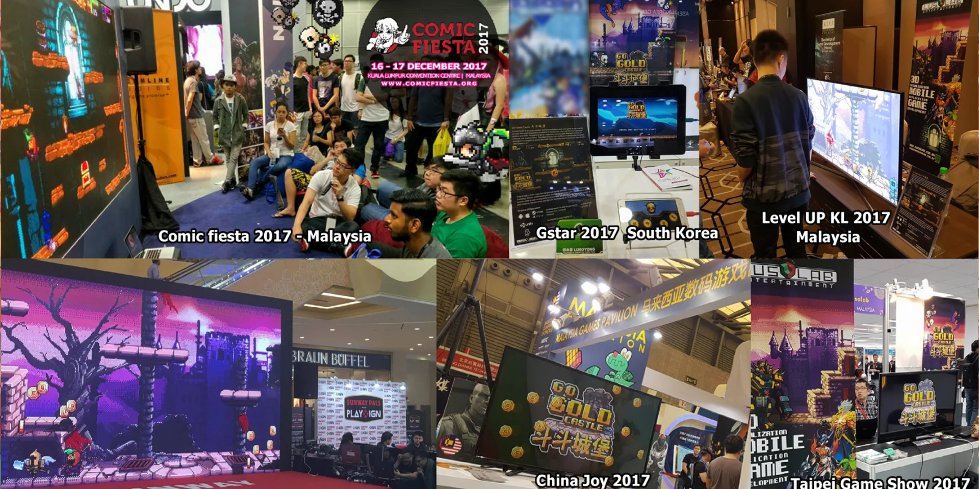 Go Gold Castle game development portfolio preview