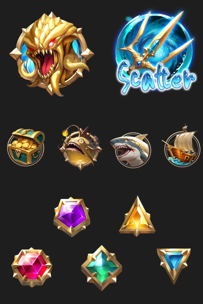 Match 3 game art portfolio preview
